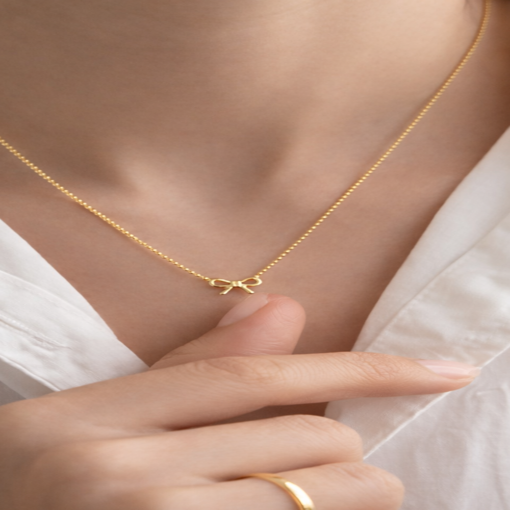 The "Coquette" Ribbon Necklace