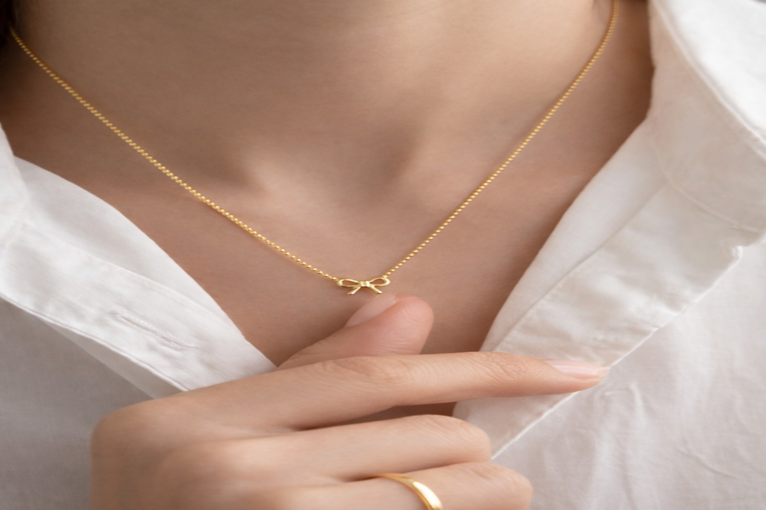 The "Coquette" Ribbon Necklace
